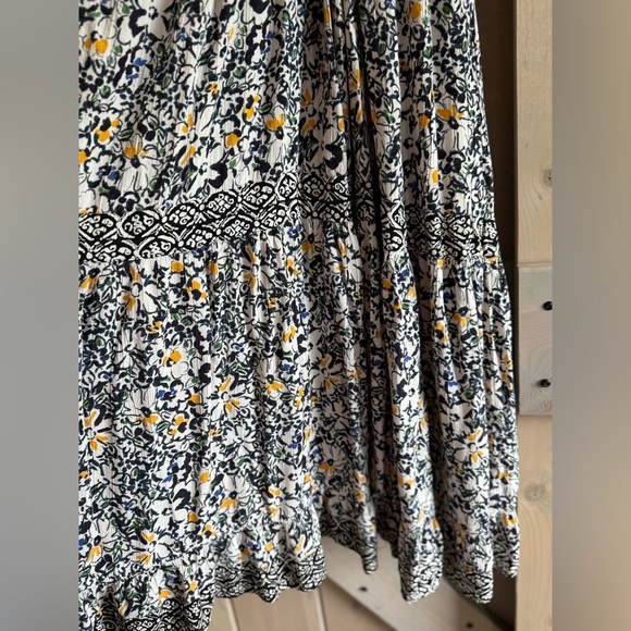 Like New Nostalgia Black Floral Cut Out Maxi Dress - Picture 10 of 11